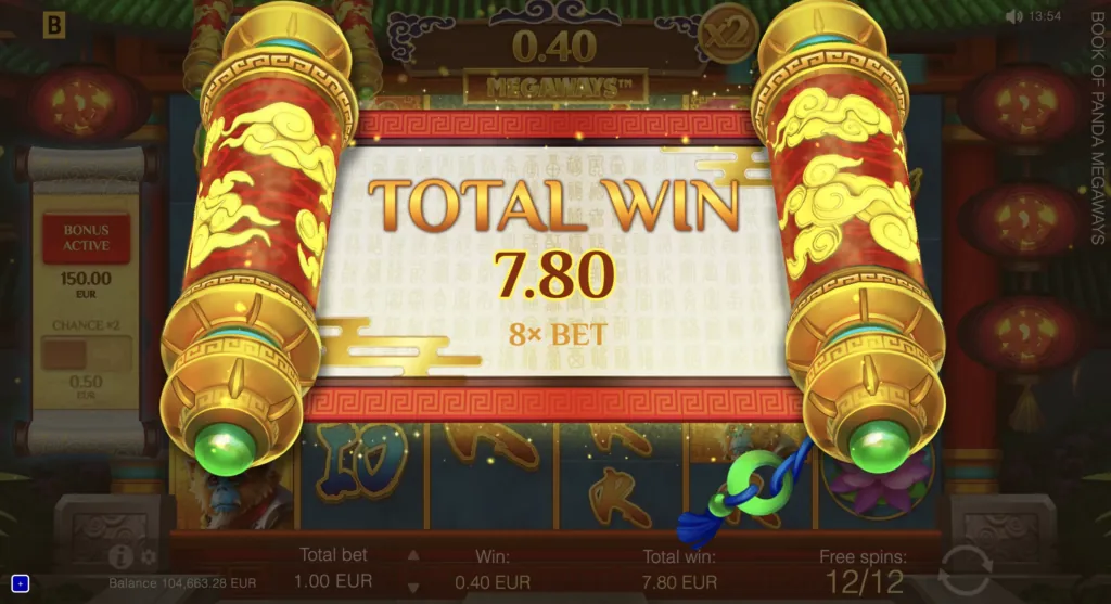 BG Book of Panda Megaways Screenshot