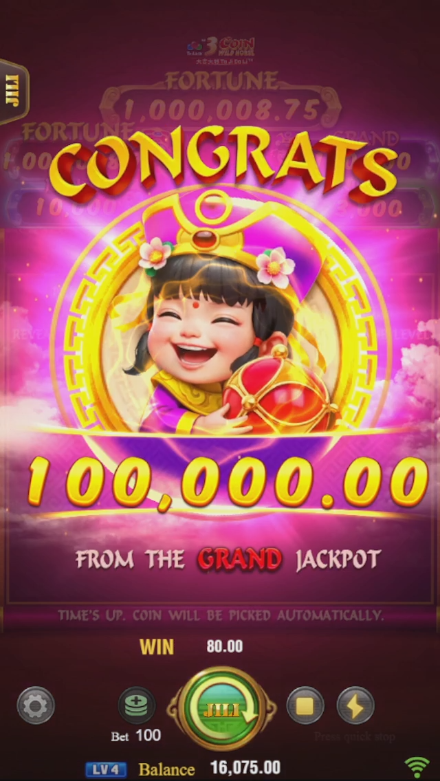 JILI 3 Coin Wild Horse Screenshot