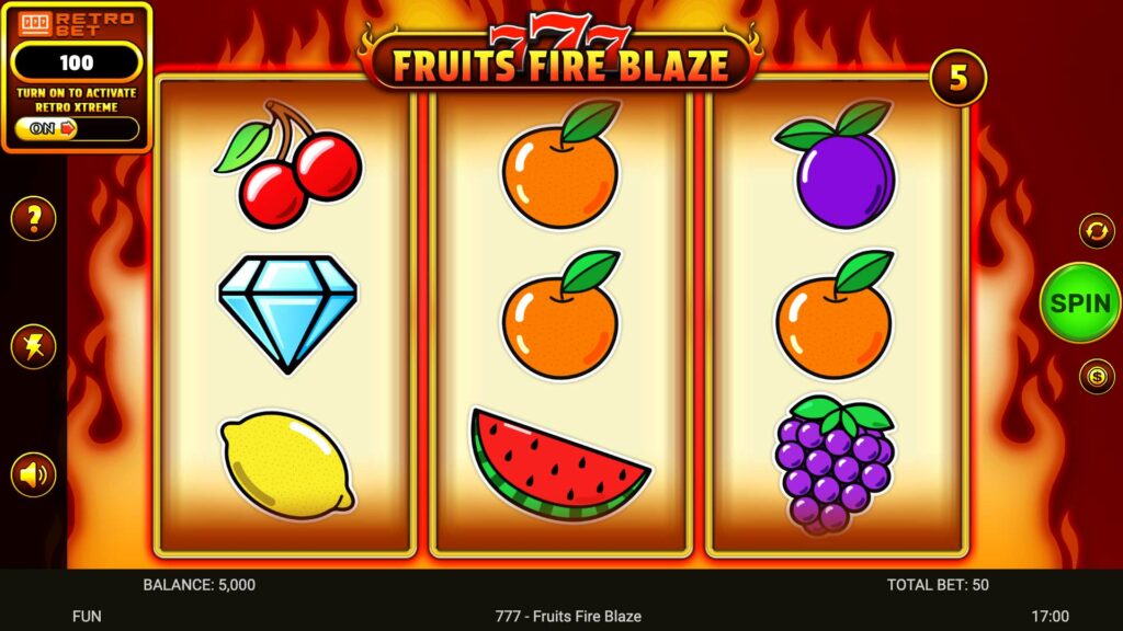 SP 777 Fruits Fire Blaze Screenshot